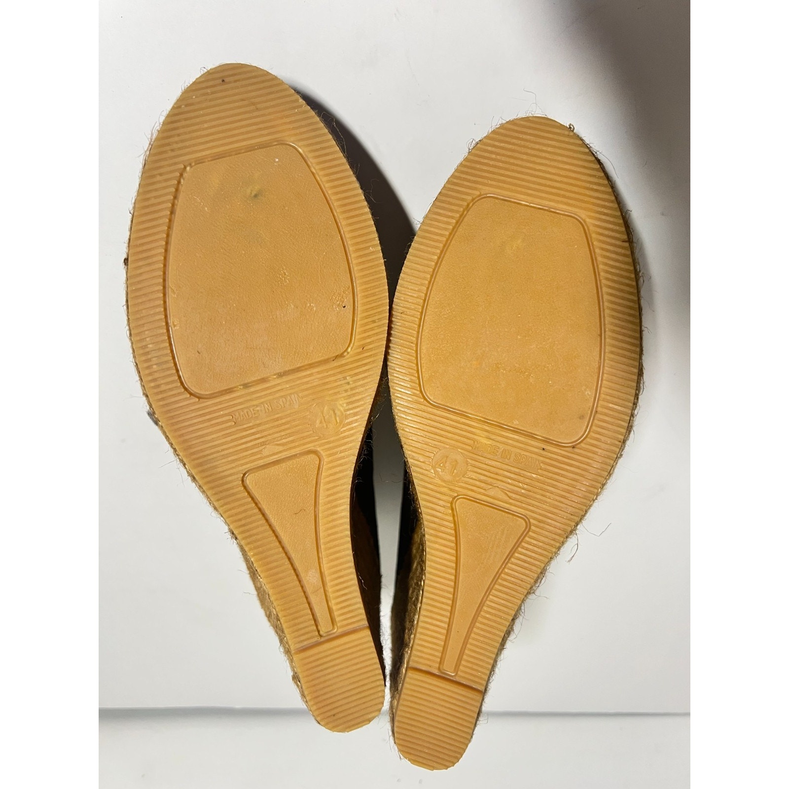 Viscata Euc Black Canvas Marquesa Espadrille 3.5" Wedge Shoe Sandal 41 Eu 10 Us — image 6 of 8